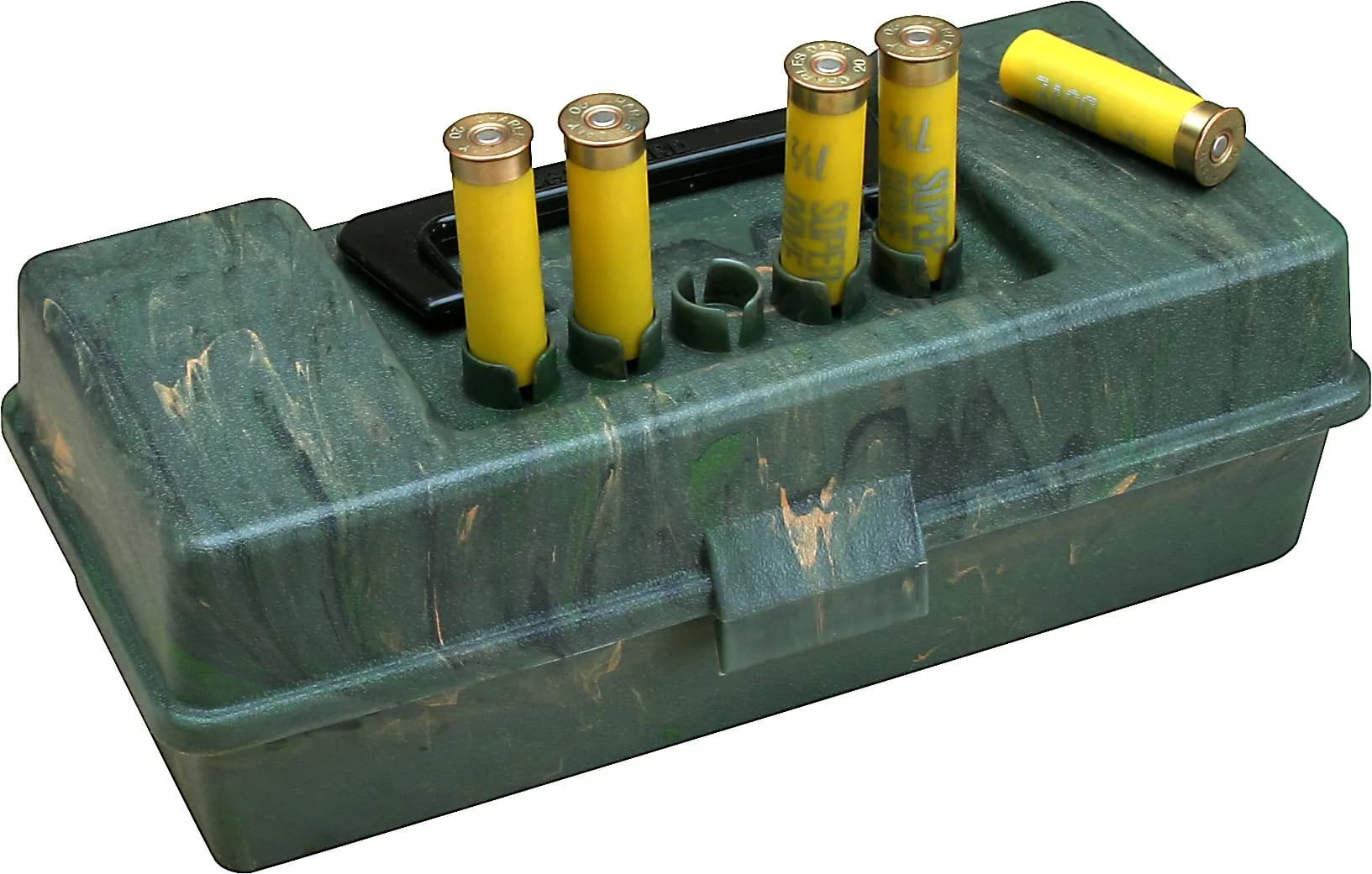 MTM SF-50-12-09 12 Gauge Shotshell Case 50 Rounds | Wild Camo Handled Storage Box — Wild Camo