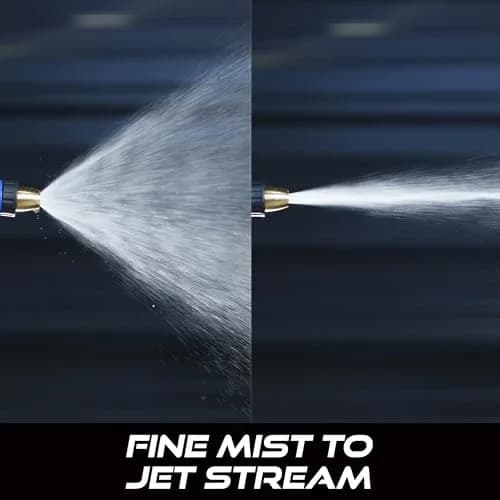 VIKING Heavy Duty Hose Nozzle with Rubberized Handle | Adjustable Water Control for Cars, Home, and Garden thumbnail 2