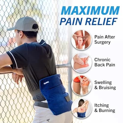 Cryo-MAX Reusable Cold Pack 30cm x 30cm (12" x 12") | 8 Hour Cold Therapy for Pain Relief thumbnail 4