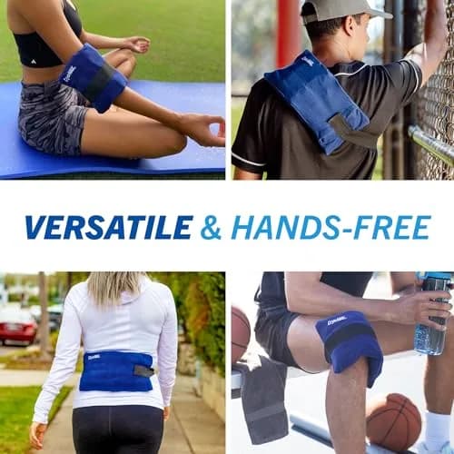 Cryo-Max Cold Pack Medium 6" x 12" (1 Count) | 8-Hour Reusable Cold Therapy for Elbows, Knees, Neck thumbnail 6