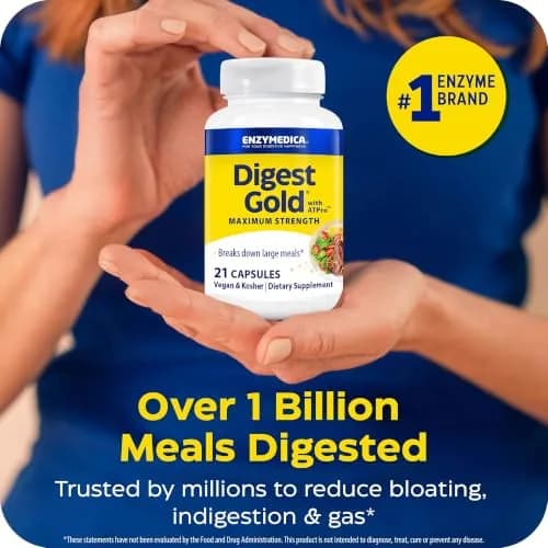 Enzymedica Digest Gold, Maximum Strength, 21 Capsules | Supports Digestion & Energy thumbnail 5