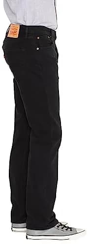 Levi's Men's 501 Original Fit Jeans, Black-Legacy, 32W x 32L | Classic Straight Fit for Everyday Style thumbnail 4