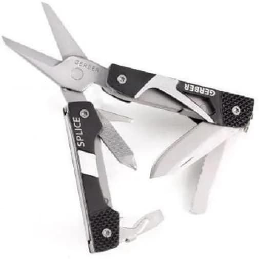 Gerber Splice EDC Multitool Pocket Knife with Scissors, Bottle Opener, Black | 9-in-1 Compact Everyday Carry thumbnail 5