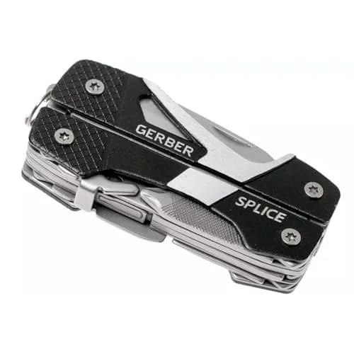 Gerber Splice EDC Multitool Pocket Knife with Scissors, Bottle Opener, Black | 9-in-1 Compact Everyday Carry thumbnail 3