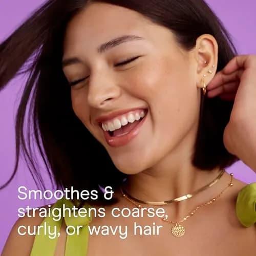Conair Grip & Style Metal Round Brush, Nylon Bristle Hair Brush for Blowout Styling, For Short Hair Lengths, 1.375 inch Barrel thumbnail 8