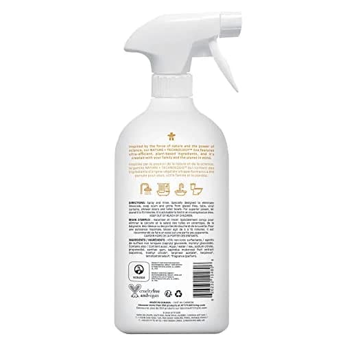ATTITUDE Bathroom Cleaner Spray Citrus Zest 800ml (27.1 Fl Oz) | EWG Verified Plant-Based Formula thumbnail 7