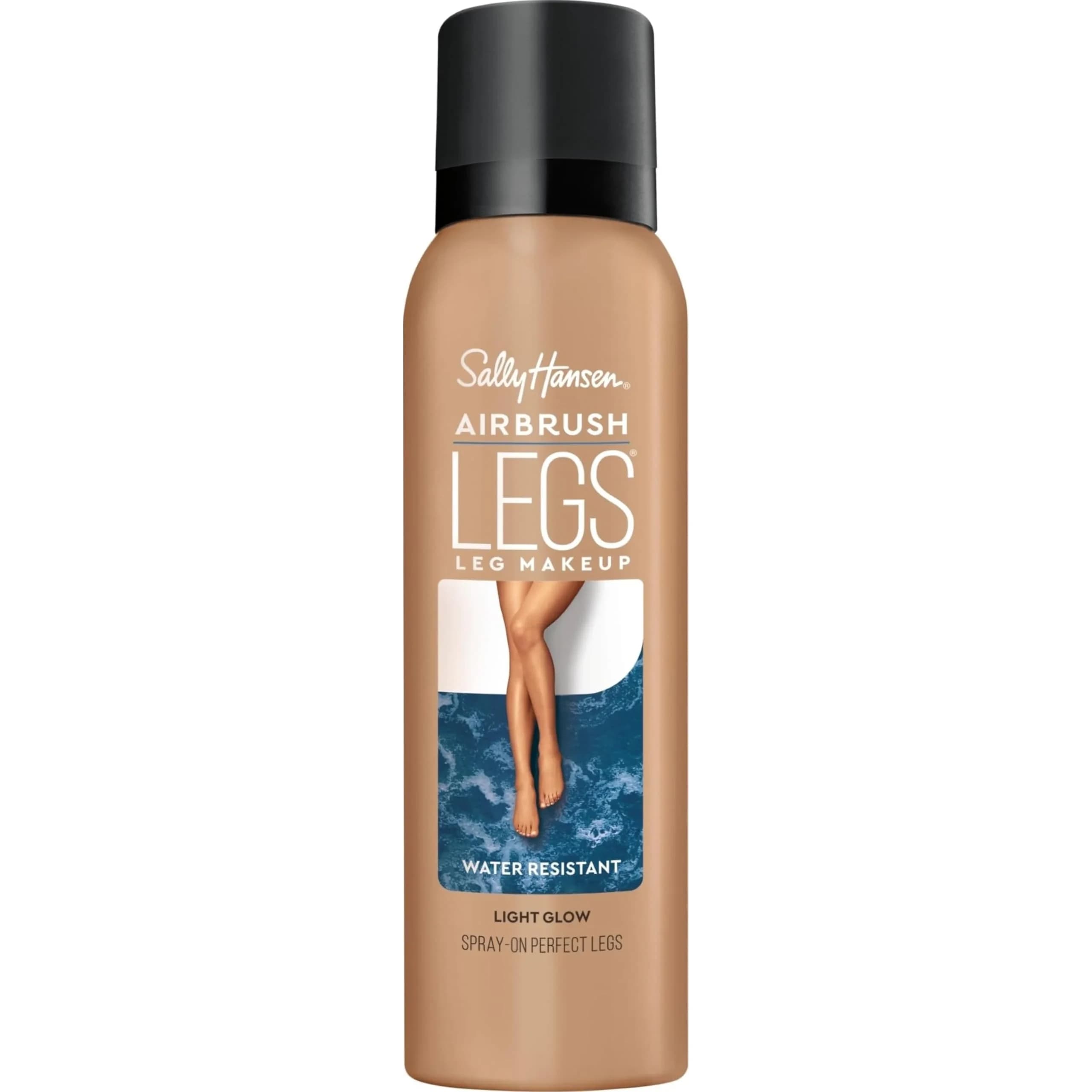 Sally Hansen Airbrush Legs Spray-On Makeup - Light Glow Tan, 125ml (4.4 Fl Oz) - Pack of 1