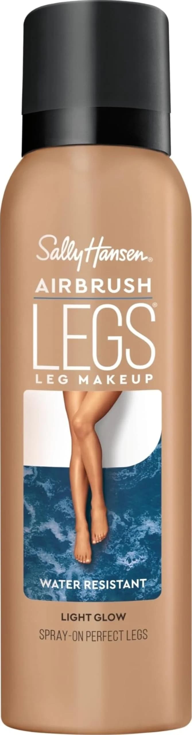 Sally Hansen Airbrush Legs Spray-On Makeup - Light Glow Tan, 125ml (4.4 Fl Oz) - Pack of 1 thumbnail 1