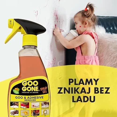 Goo Gone Adhesive Remover Spray Gel 355ml (12 Fl Oz) | Removes Stickers, Labels, Tar, Grease & More thumbnail 7