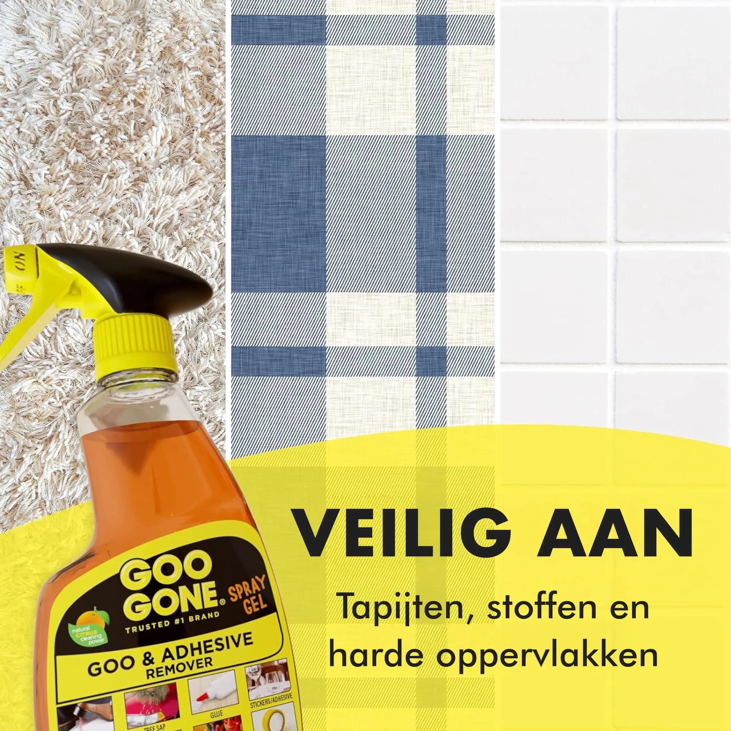 Goo Gone Adhesive Remover Spray Gel 355ml (12 Fl Oz) | Removes Stickers, Labels, Tar, Grease & More - view 2