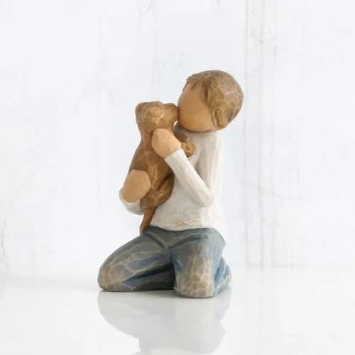 Willow Tree Kindness (Boy), Sculpted Hand-Painted Figurine | Inspirational Gift thumbnail 2