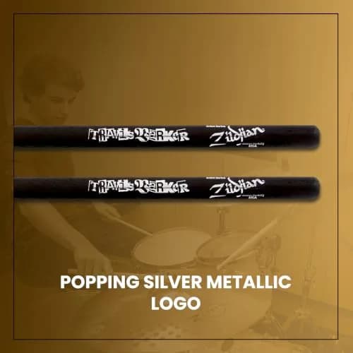 Zildjian Travis Barker Black Artist Series Drumsticks 41.6 cm (16.38 in) | Designed for Aggressive Playing thumbnail 7