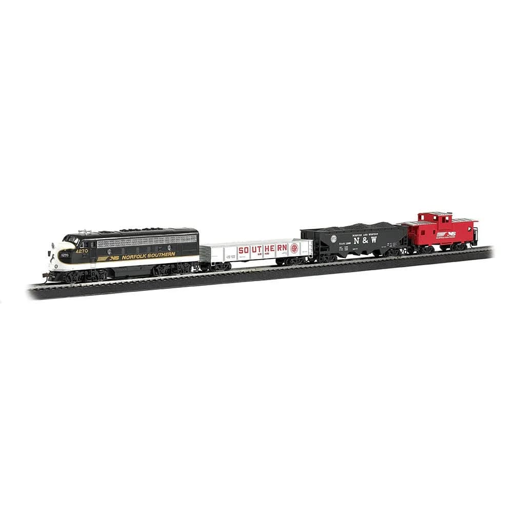 Bachmann Thoroughbred HO Scale Toy Vehicle Set | Ready To Run Electric Train with Freight Cars - main product image