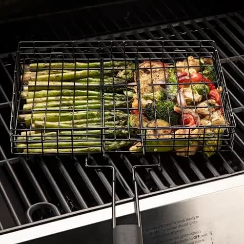 Cuisinart Simply Grilling Nonstick Grilling Basket | 23cm x 29cm x 4.5cm (9" x 11.5" x 1.75") thumbnail 5