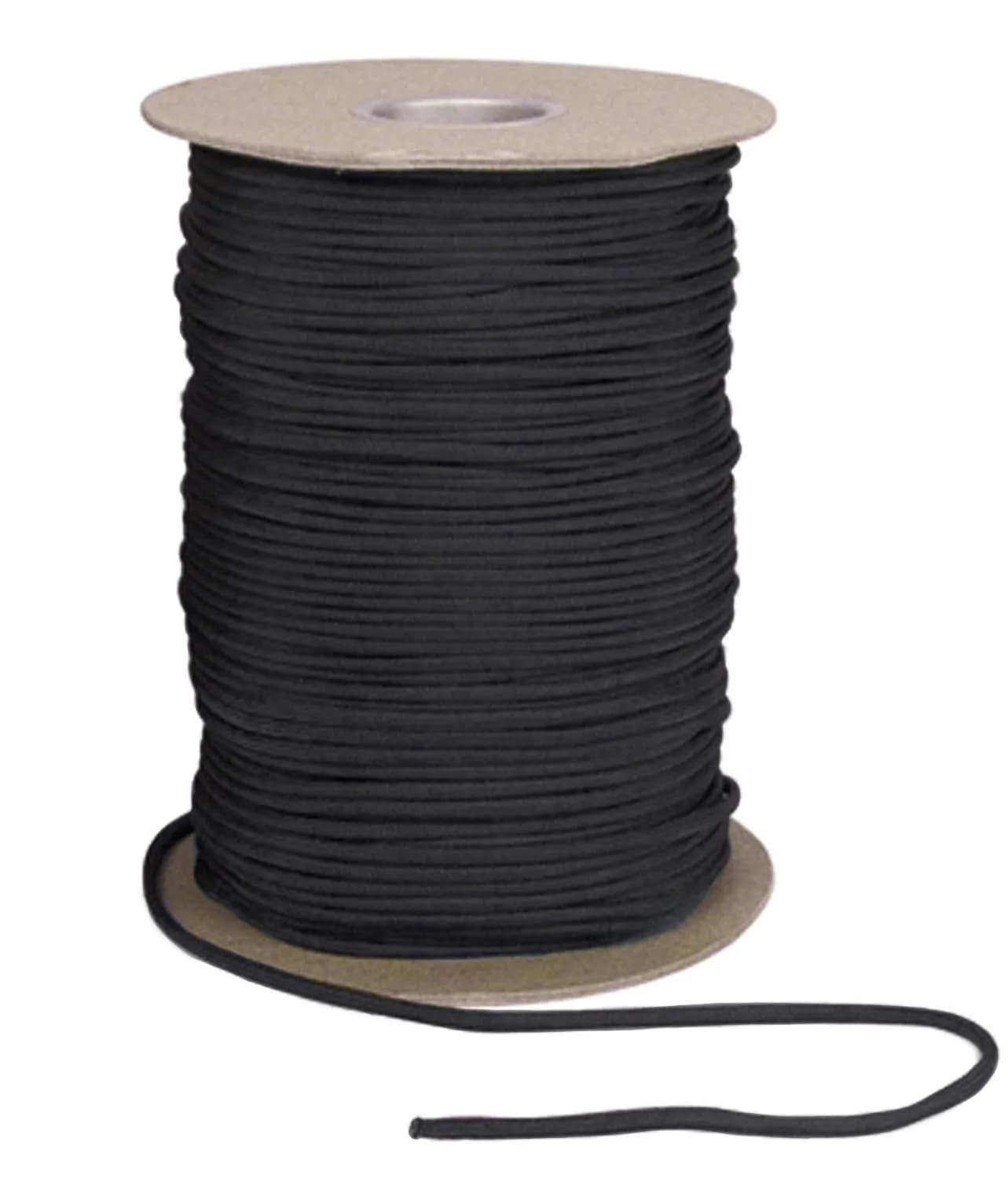 Rothco Nylon Paracord 550lb 600 Ft Spool (Black, 600 ft) | Heavy-Duty Outdoor Rope