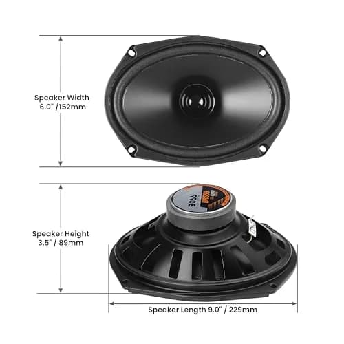 BOSS Audio Systems BRS69 6 x 9 Inch Car Door Speaker 120 Watts | Single Replacement Speaker thumbnail 5