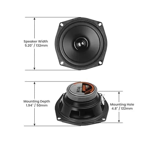 BOSS Audio Systems BRS52 5.25 Inch 60W Coaxial Car Speaker | 4 Ohm Impedance thumbnail 5