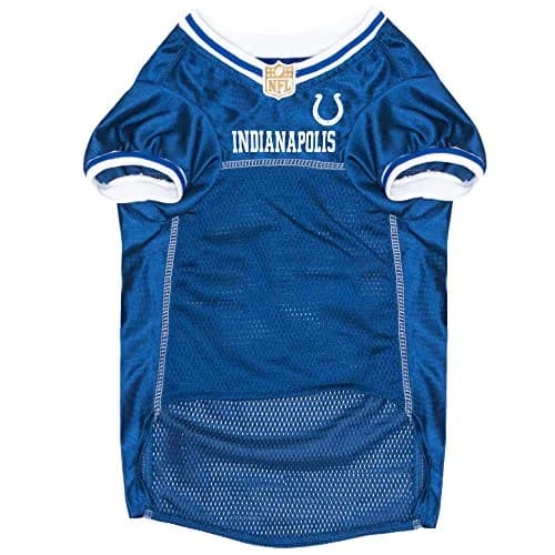 Pets First NFL Indianapolis Colts Dog Jersey X-Small | Comfortable Mesh & Durable Satin thumbnail 4