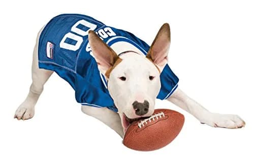 Pets First NFL Indianapolis Colts Dog Jersey X-Small | Comfortable Mesh & Durable Satin thumbnail 2