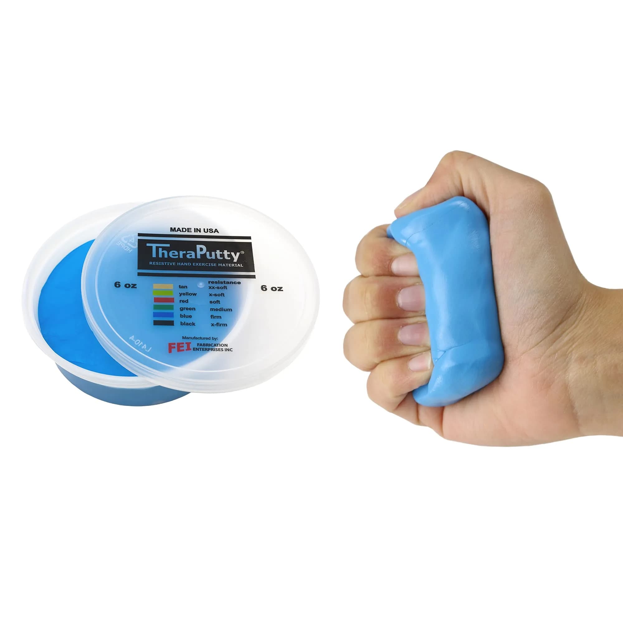 CanDo TheraPutty Firm Hand Exercise Putty 170g (6 oz) | Occupational Therapy & Grip Strengthening