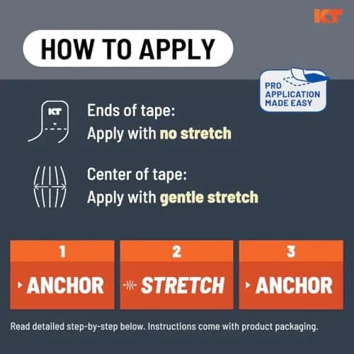 KT Tape, Original Cotton, Elastic Kinesiology Tape, 20 Precut Strips, Beige | Daily Muscle & Joint Support thumbnail 6