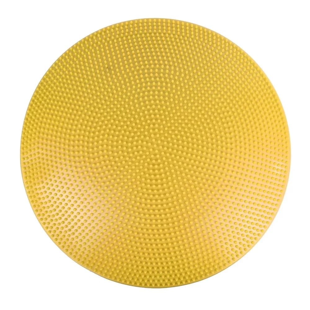 CanDo Inflatable Vestibular Balance Disc 23.6" Yellow | Balance & Posture Aid for Kids & Adults