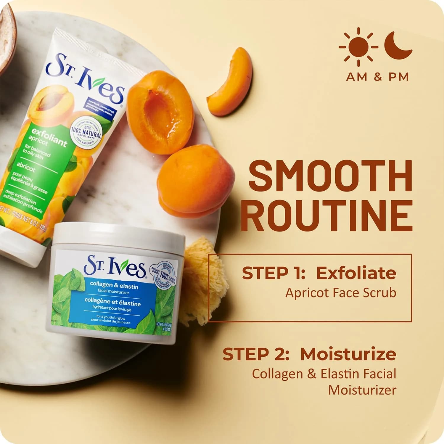 St. Ives Fresh Skin Apricot Facial Scrub 6 oz (170 ml) | Exfoliates for Balanced to Oily Skin - view 8