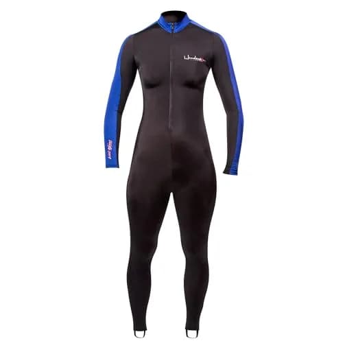 Henderson Hotskins Classic Unisex Spandex Jumpsuit for Diving, Snorkeling, UV Protection, Blue XL | Full-Body Water Sports Suit thumbnail 2