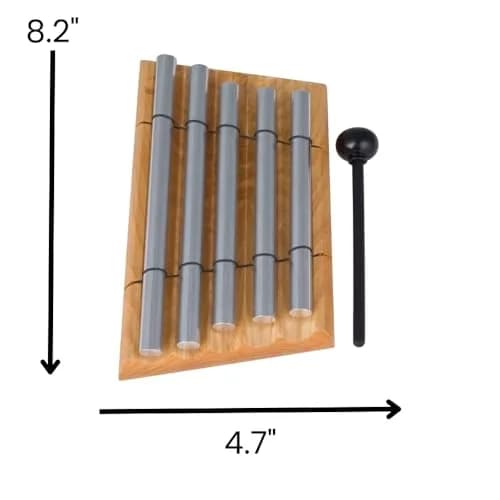 Woodstock Chimes Zenergy Quintet Hand Bell Chime 21.59 cm (8.5 Inch) | Tuned Meditation & Yoga Instrument thumbnail 3