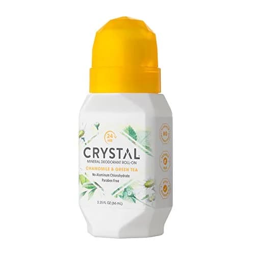 Crystal Mineral Deodorant Roll-On, Chamomile & Green Tea, 2.25 fl oz (Pack of 12) | Natural Odor Protection for All-Day Freshness thumbnail 4
