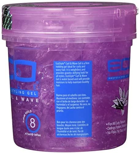 Eco Style Curl & Wave Hair Gel - Alcohol-Free, Anti-Itch Formula - Perfect Hold for Wavy Hair - 475ml (16 Oz) thumbnail 2