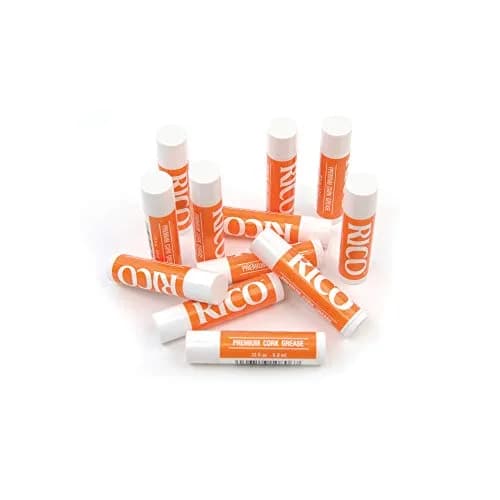 D'Addario Rico Cork Grease RCRKGR12 | 12 Tubes for Woodwind Instruments, Travel-Friendly thumbnail 1