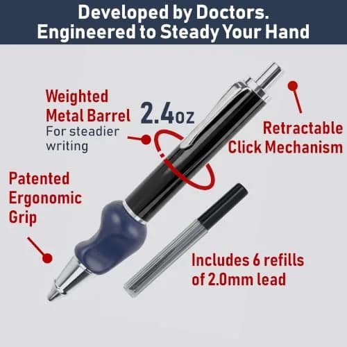 The Pencil Grip Heavyweight Mechanical Pencil Set, Ergonomic Weighted Pencil with Lead Refills - TPG-652 | Improves Legibility & Builds Strength thumbnail 2