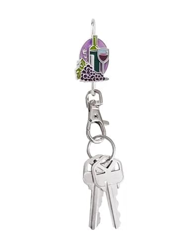Finders Key Purse Women's Key Ring, Cute Purple Key Hook for Car Keys | Stylish & Practical thumbnail 1