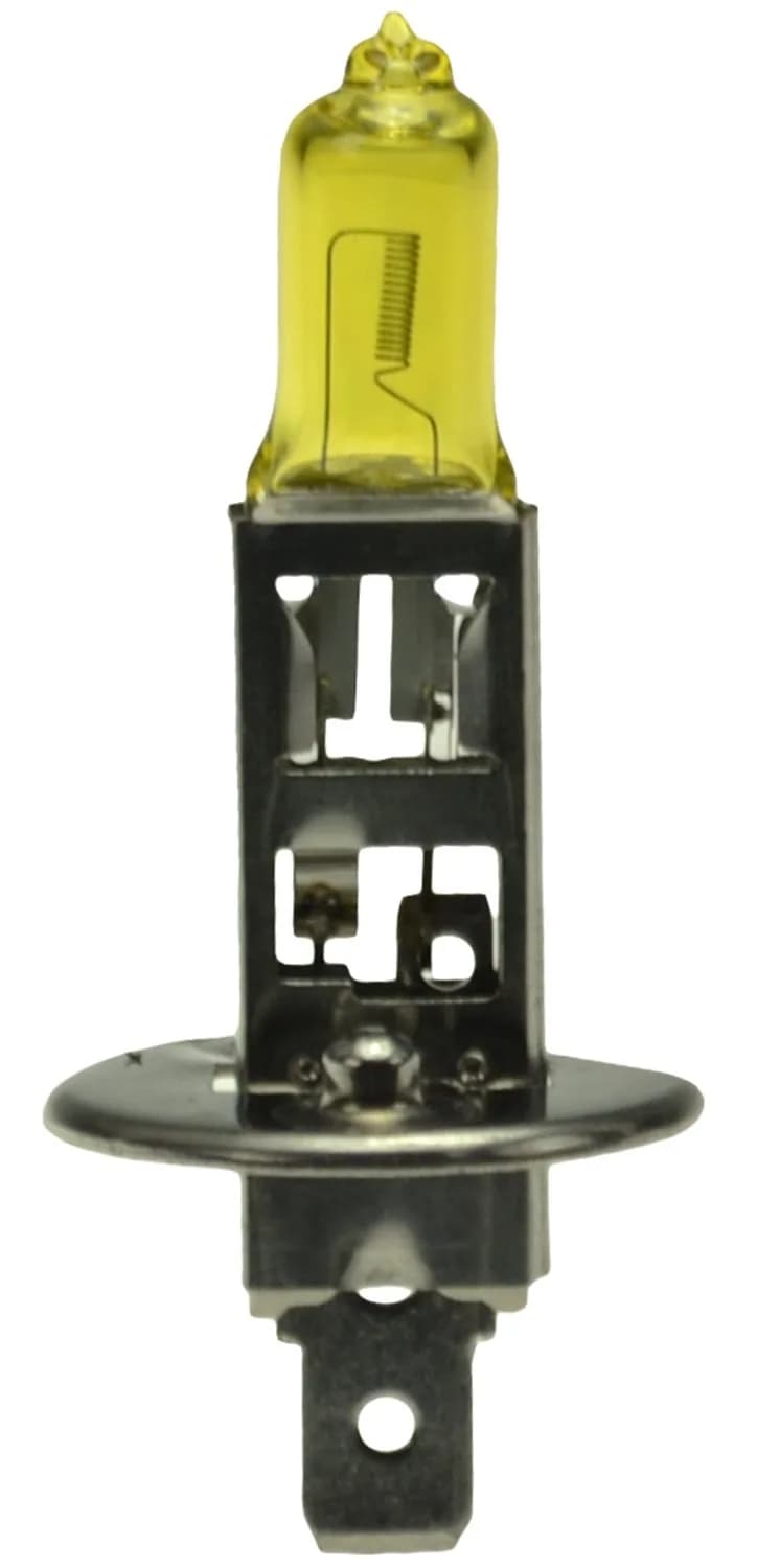 HELLA Optilux XY Series H1 Xenon Yellow Halogen Bulbs, 12V, 55W 2 Pack | Enhanced Visibility for All Conditions — Extreme Yellow XY - 55W