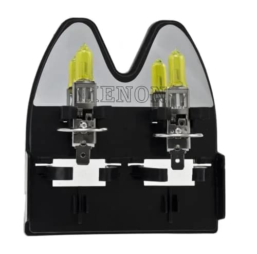 HELLA Optilux XY Series H1 Xenon Yellow Halogen Bulbs, 12V, 55W 2 Pack | Enhanced Visibility for All Conditions thumbnail 3