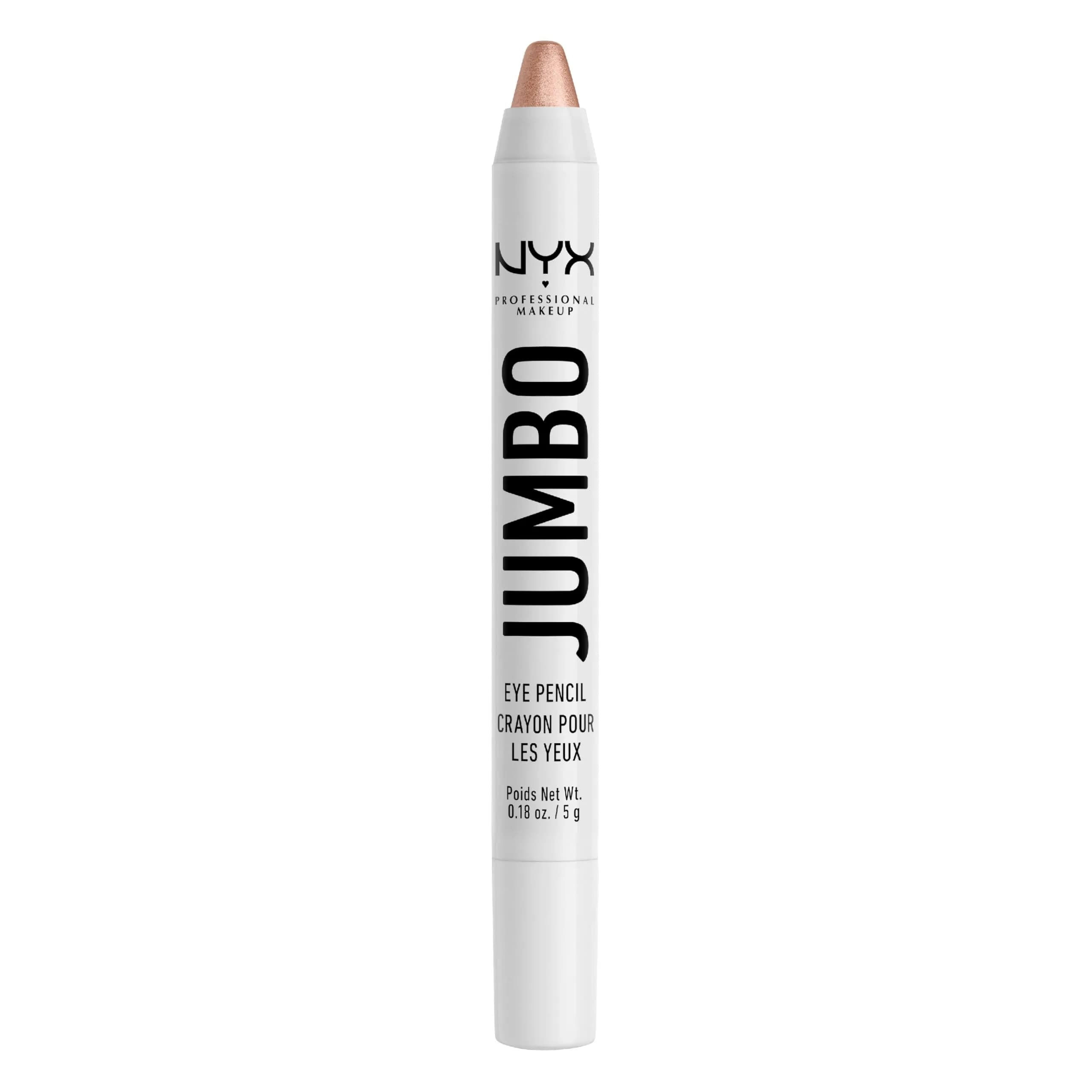 NYX PROFESSIONAL MAKEUP Jumbo Eye Pencil, Blendable Eyeshadow Stick & Eyeliner Pencil - Cottage Cheese (Silver) 0.18 oz (5 ml) | PETA Certified Cruelty-Free — 611 Yogurt