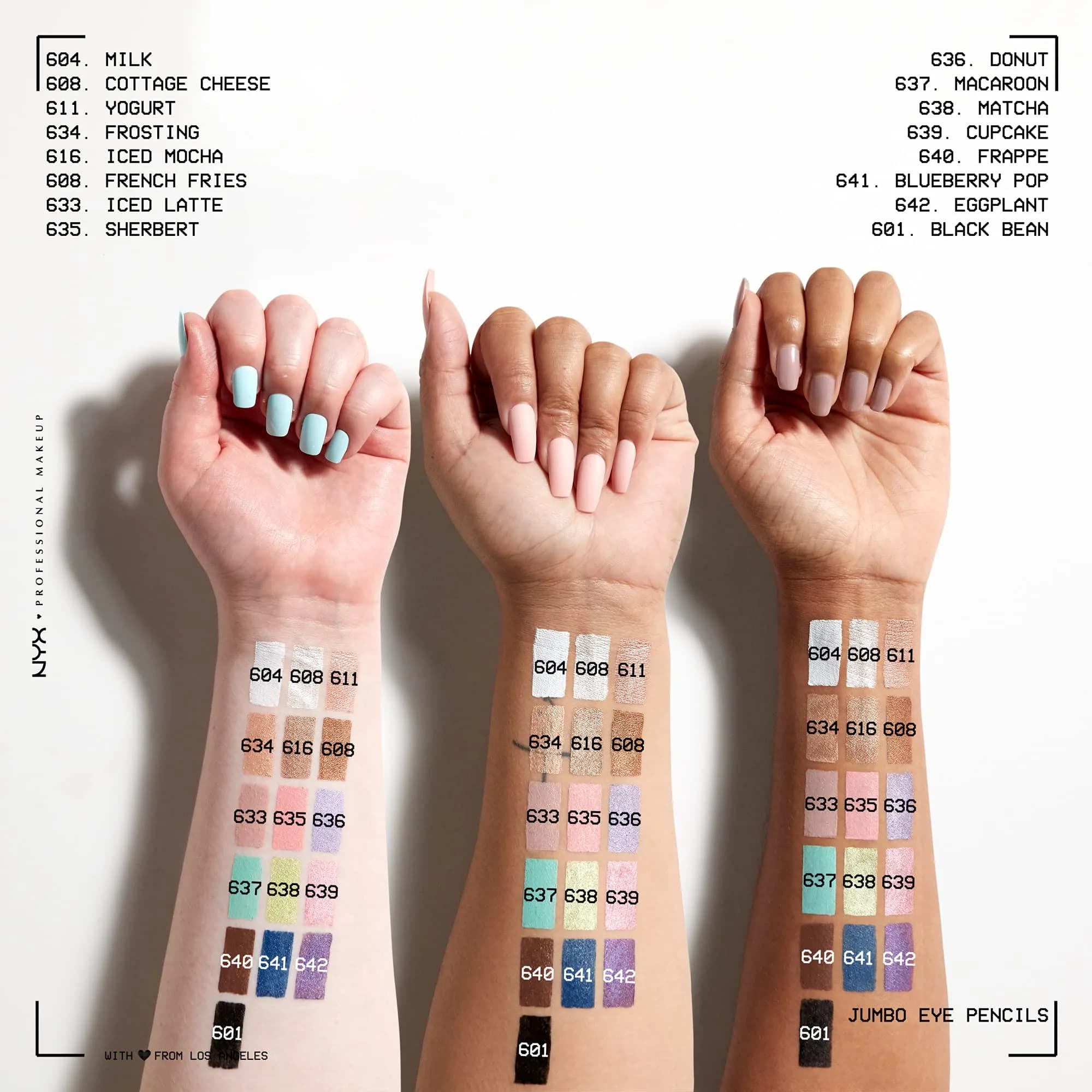 NYX PROFESSIONAL MAKEUP Jumbo Eye Pencil, Blendable Eyeshadow Stick & Eyeliner Pencil - French Fries | PETA Certified Cruelty-Free - view 5