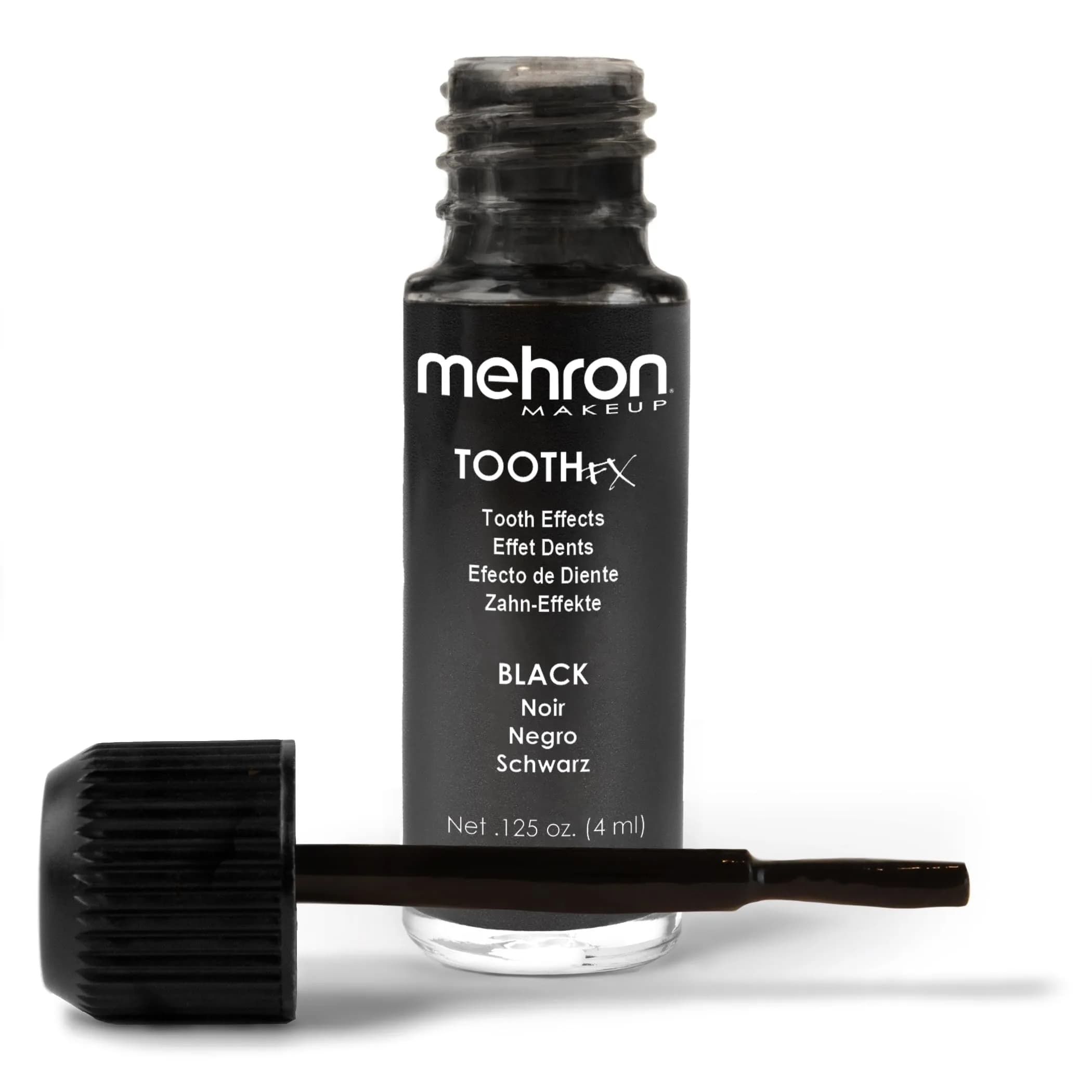 Mehron Makeup Tooth FX - BLACK | Special FX Tooth Paint for Halloween & Cosplay — Black