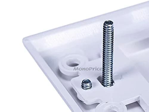 Monoprice High Quality Banana Binding Post Two-Piece Wall Plate for 2 Speakers | Corrosion-Resistant Gold Plated Connectors thumbnail 4