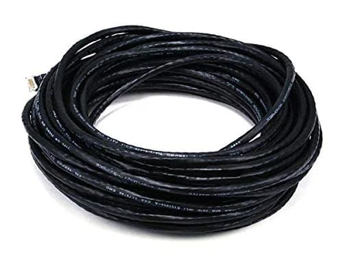Monoprice 7ft (2.13m) Cat6 550MHz UTP Ethernet Bare Copper Network Cable - Blue | Gigabit Speeds thumbnail 4