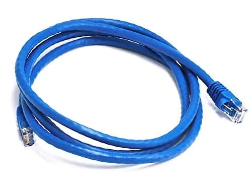 Monoprice 7ft (2.13m) Cat6 550MHz UTP Ethernet Bare Copper Network Cable - Blue | Gigabit Speeds thumbnail 6