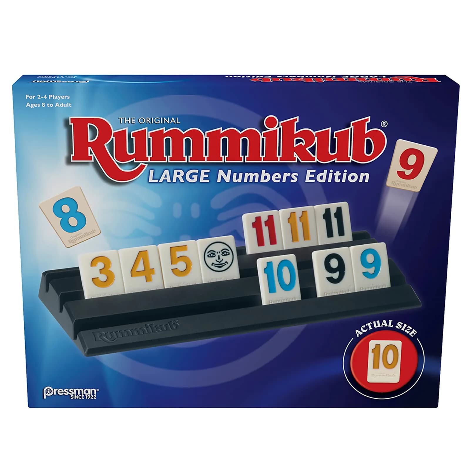 Pressman Rummikub Large Numbers Edition Tile Game | Easy to Learn, Strategy Focused, 106 Tiles - main product image