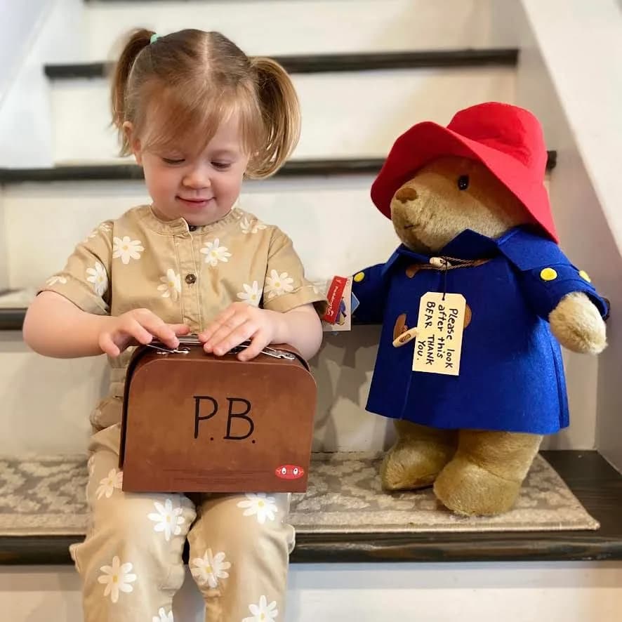YOTTOY Paddington Bear Collection | Classic Plush Toy with Suitcase - 16"H thumbnail 5