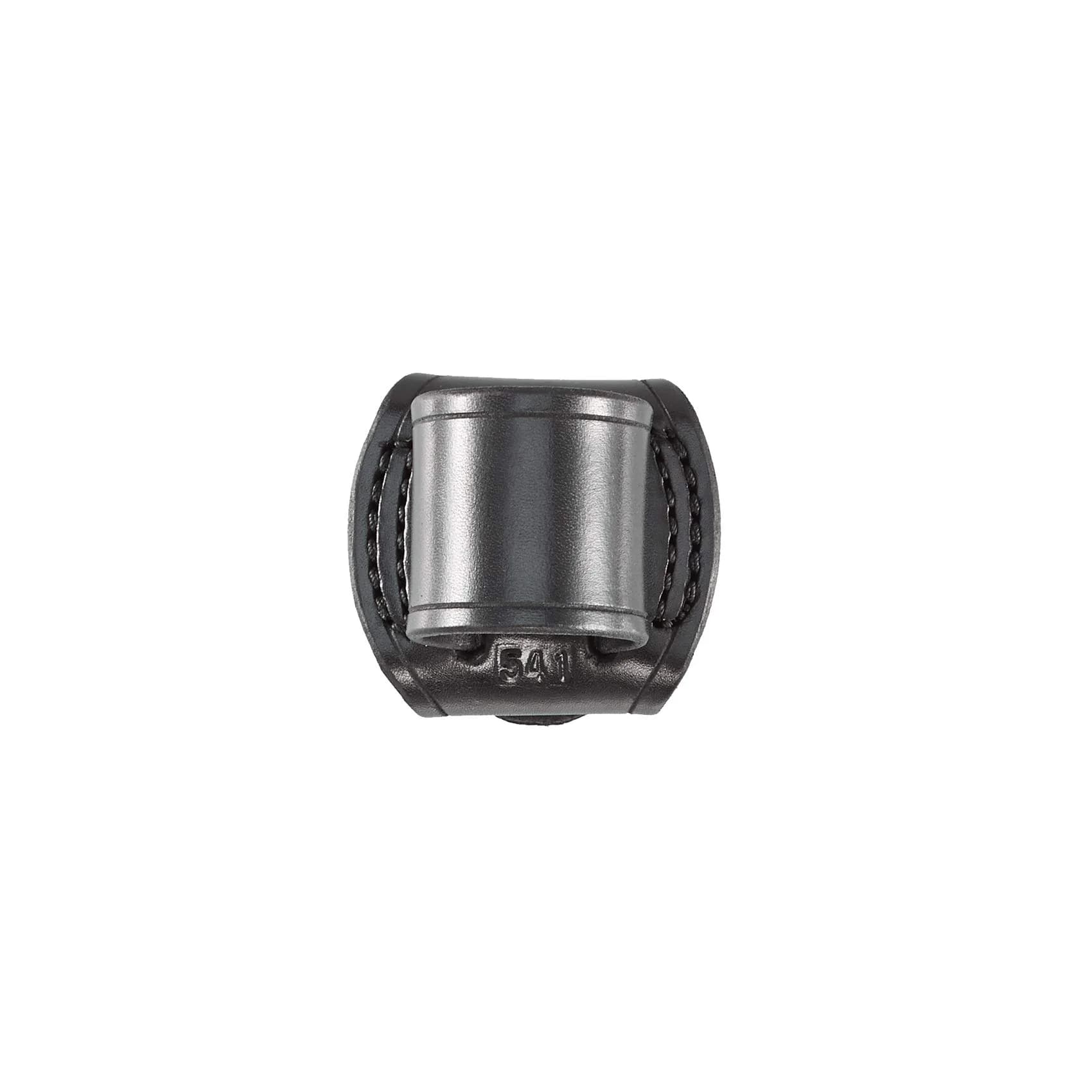 Aker Leather 541 Open Top & Bottom Flashlight Holder, Black Duty Belt | Durable Leather, Fits D-Cell Flashlights — Black / Standard D-Cell