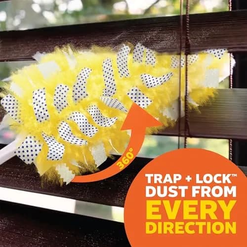 Swiffer Heavy Duty Duster Kit with 3 ft Extendable Handle & 3 Refills | Picks Up 5X More Dust Than Feather Duster thumbnail 6