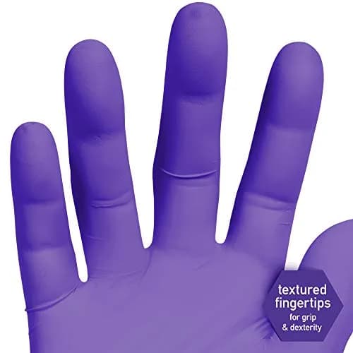 KIMTECH Purple Nitrile Exam Gloves Large 100 Count (9.5" Length, 5.9 Mil) | Superior Quality AQL 1.0 thumbnail 4