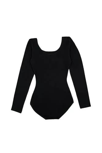 Capezio Cotton Classic Long Sleeve Leotard 38in | Warm, Resilient & Classic Fit thumbnail 1