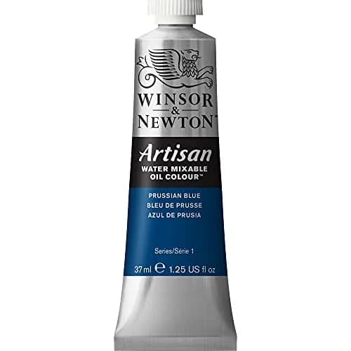 Winsor & Newton Artisan Water Mixable Oil Colour Prussian Blue 37ml (1.25 fl oz) | ASTM D4236 Certified thumbnail 1