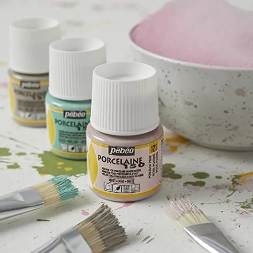 PEBEO Porcelaine 150 Ceramic Paint - Water-Based High-Gloss Color Paints for Porcelain, 45 ml Bottle, Ruby Red thumbnail 3